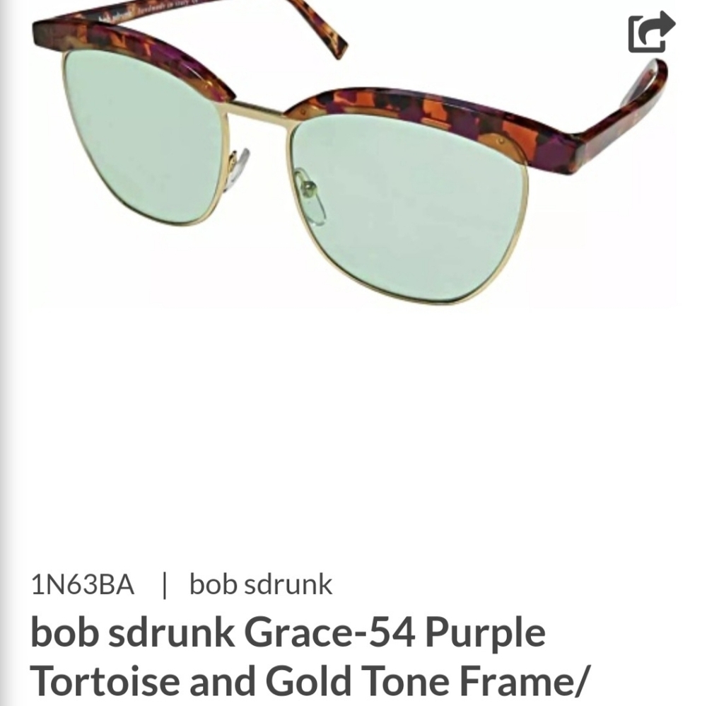 Bob Sdrunk grace glasses Purple torti